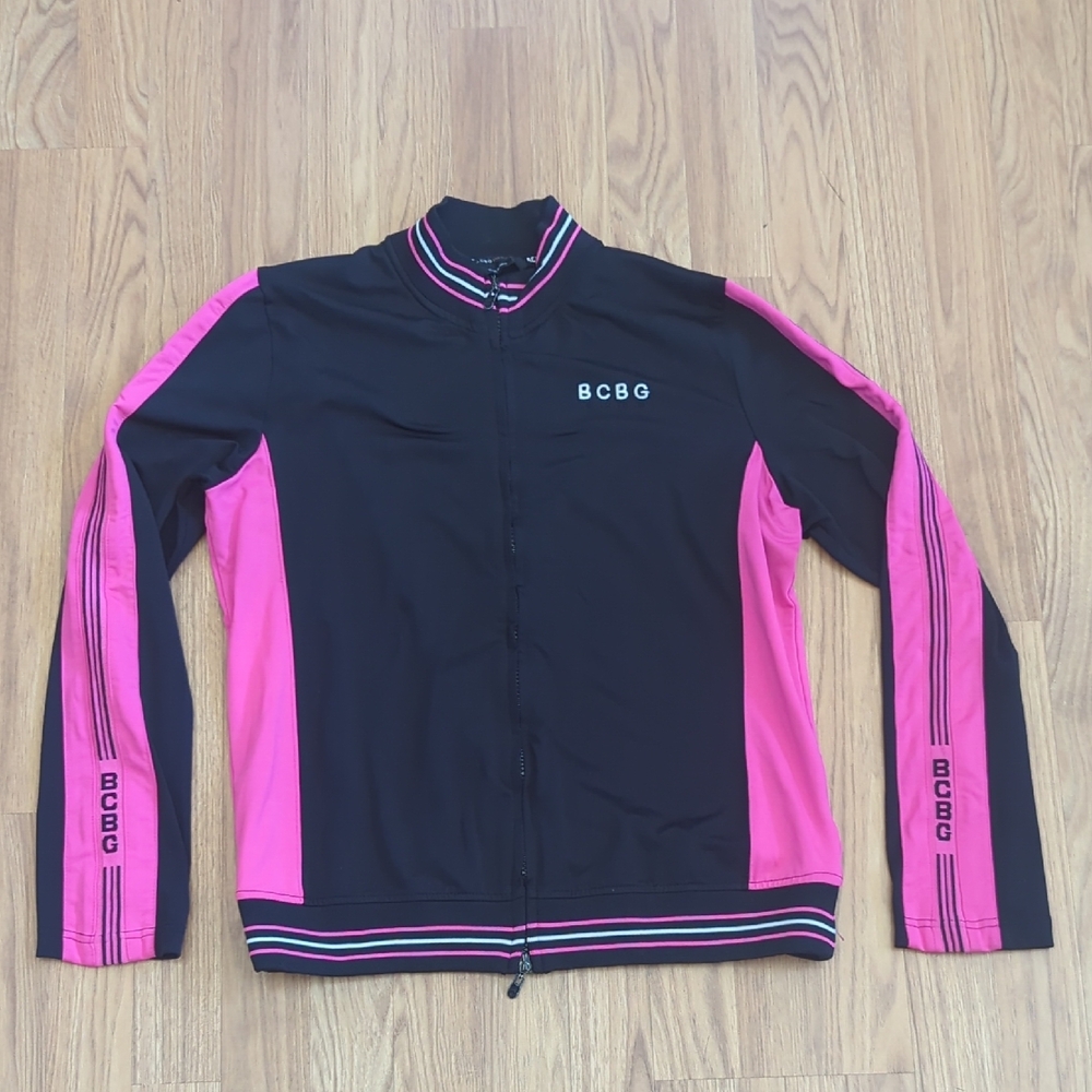 BCBG Jacket with Stand-Up Collar Size XL X-large